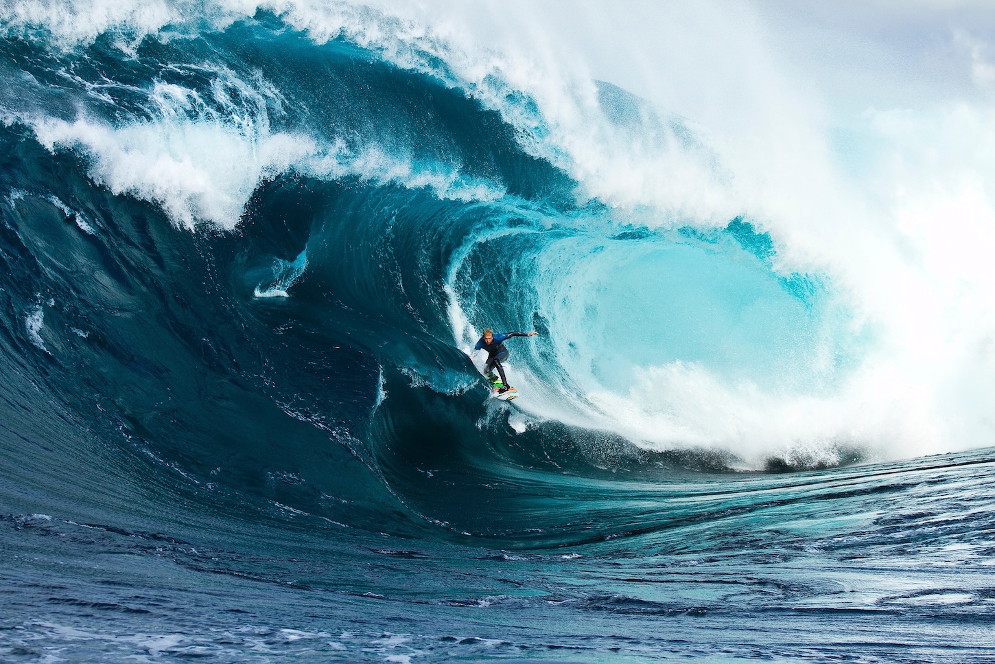 Mark Mathews surfing a wave