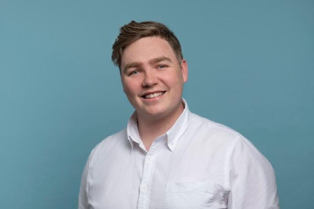 Studio shot of Blake Doolan